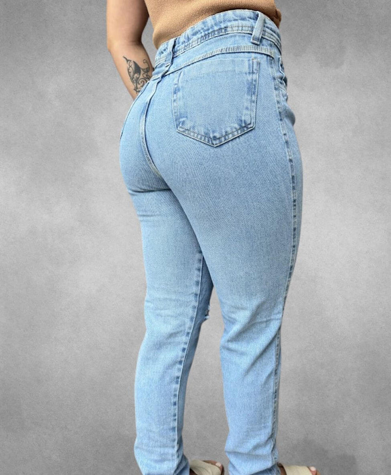 Calça Jeans Mom M. Estilosa