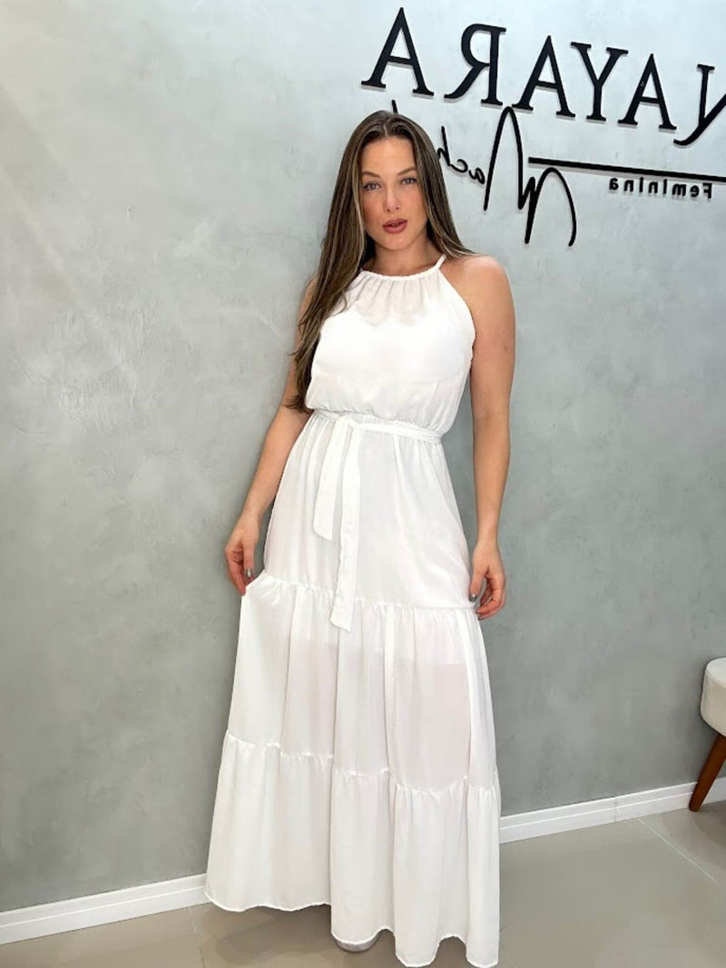 Vestido Bella em Crepe de Seda