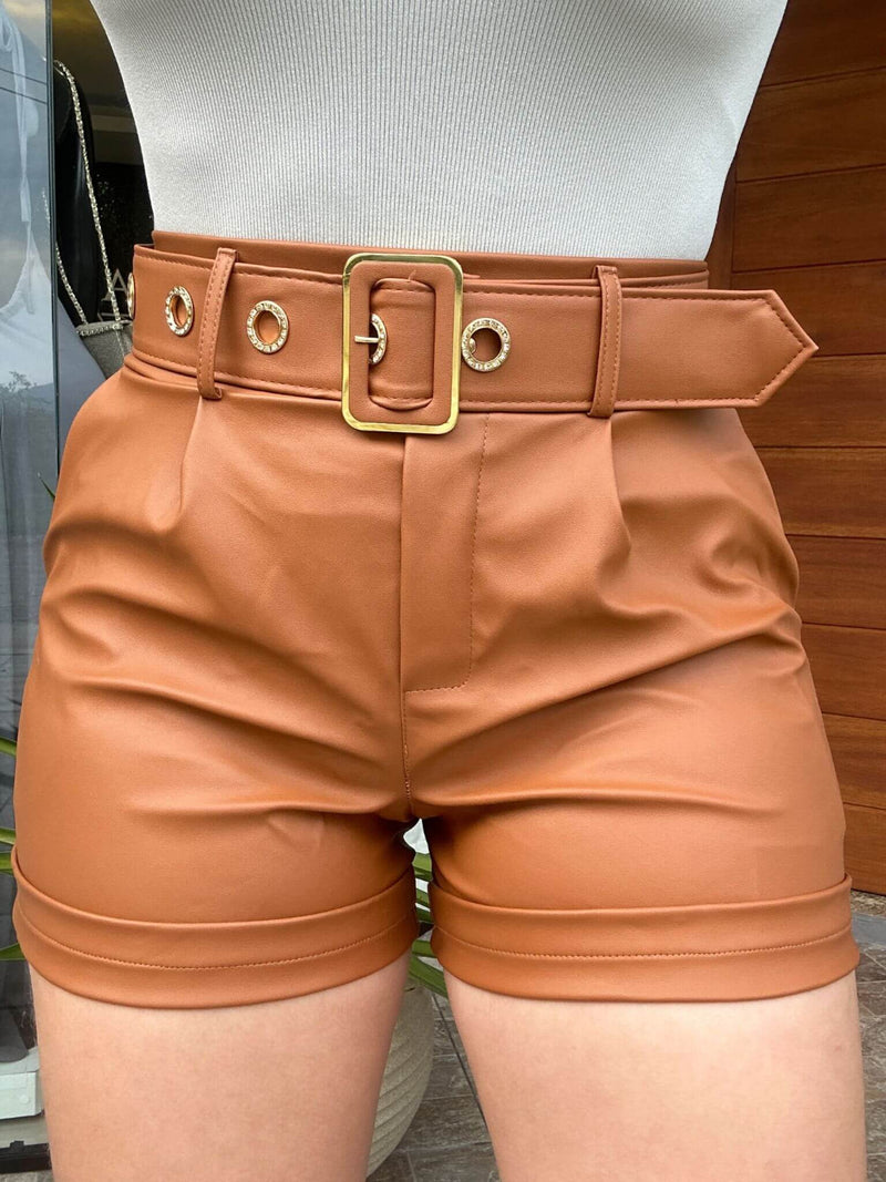 Short Courino Caramelo